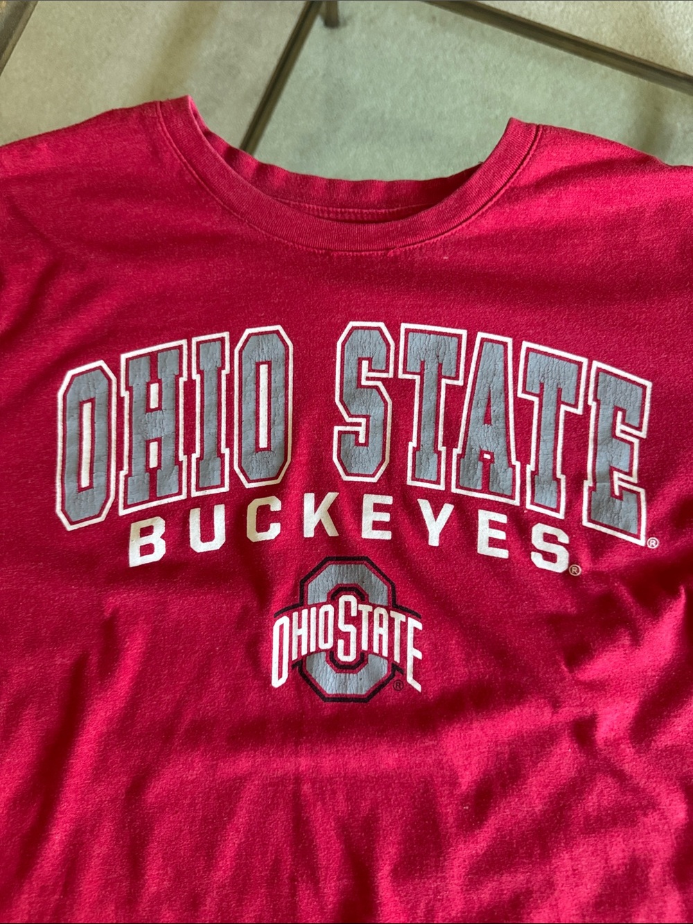 Colosseum Ohio State Buckeyes Red Short Sleeve Tee